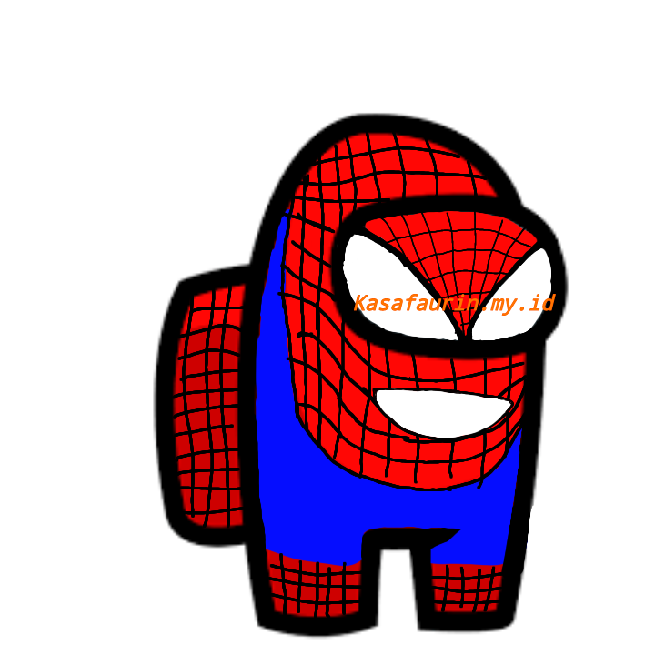 Gambar Among Us Merah Devil